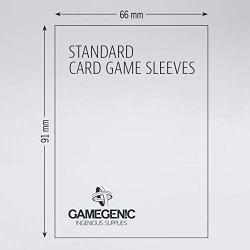 FUNDA GG MATTE STANDARD CARD GAME 66x91mm PACK 50