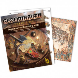 GLOOMHAVEN: FAUCES DEL LEON STICKERS REUTILIZABLES