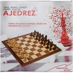 TABLERO AJEDREZ Y PIEZAS STAUNTON