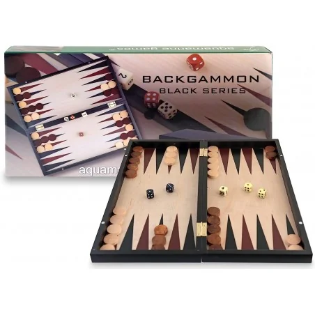 BACKGAMMON PROFESIONAL BLACK SERIES