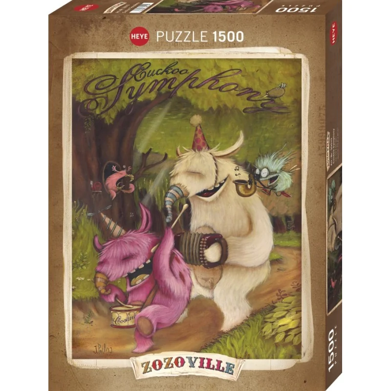 Puzzle 1500 pzs. ZOZOVILLE, Cuckoo Symphony