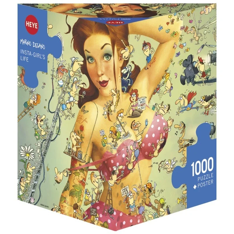 Puzzle 1000 pzs. DEGANO, Insta-Girl's Life