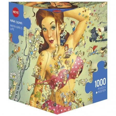 Puzzle 1000 pzs. DEGANO, Insta-Girl's Life