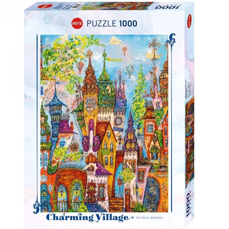 Puzzle 1000 pzs. Charming Village, Red Arches