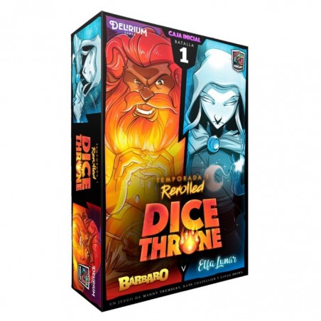 DICE THRONE CAJA 1: BARBARO VS ELFA LUNAR