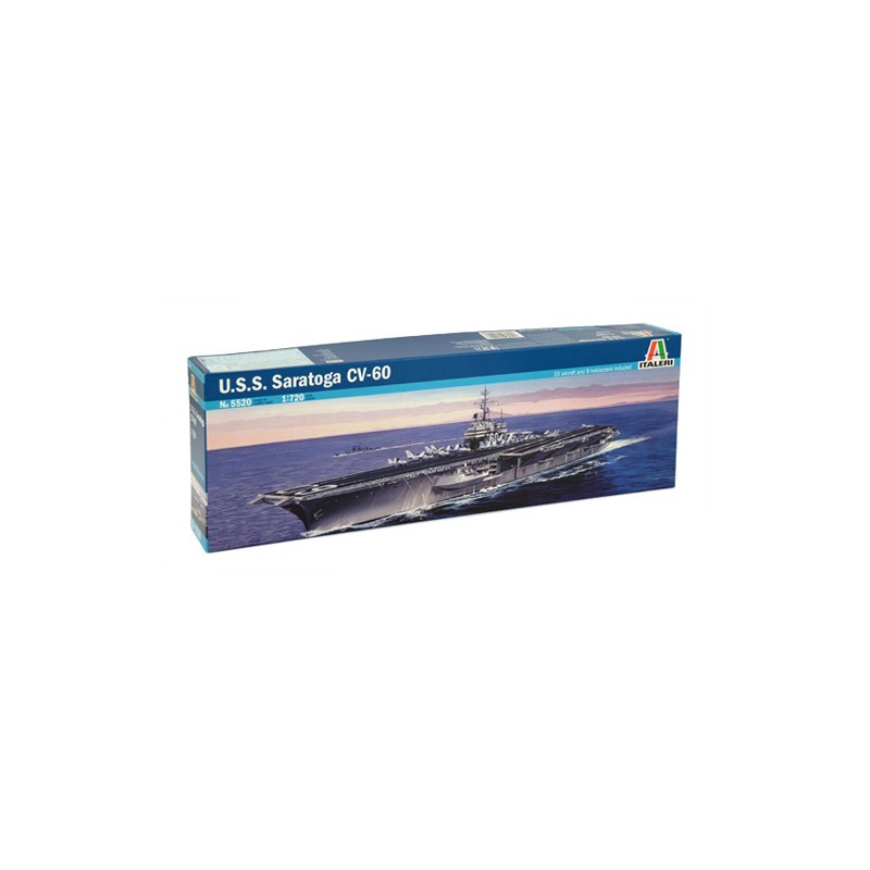 MODELO 1:720 USS SARATOGA CV-60