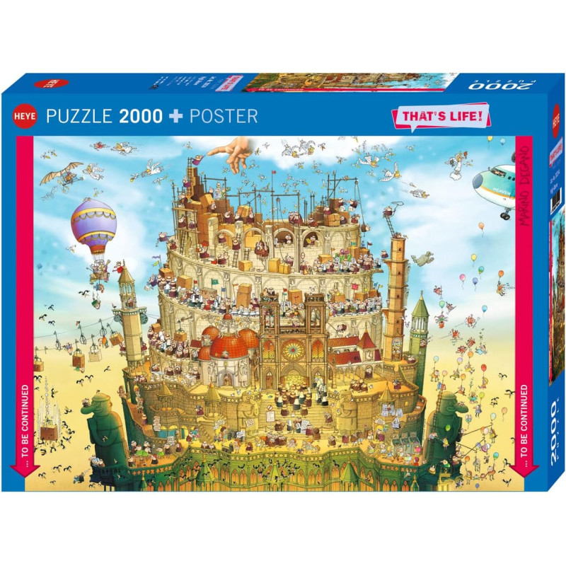 Puzzle 2000 pzs. DEGANO, Thats Life! High Above