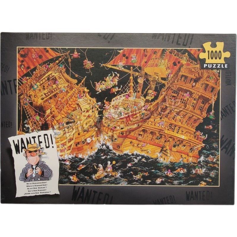Puzzle 1000 pzs. Wanted!, Diamond Dick