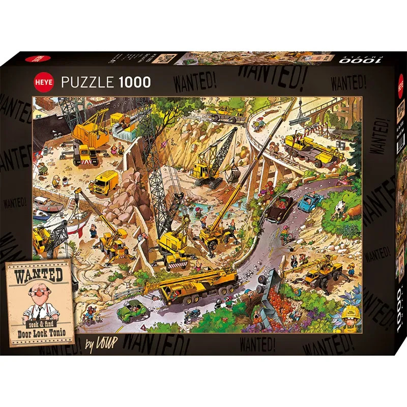 Puzzle 1000 pzs. Wanted!, Door Lock Tonio