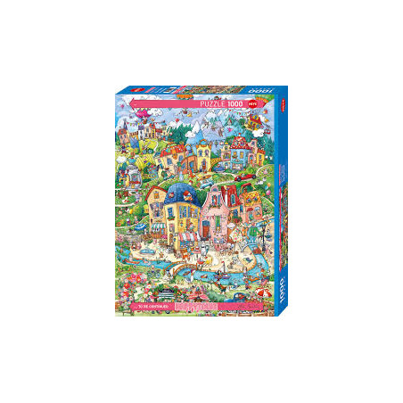 Puzzle 1000 pzs. Happytown, Good Morning!