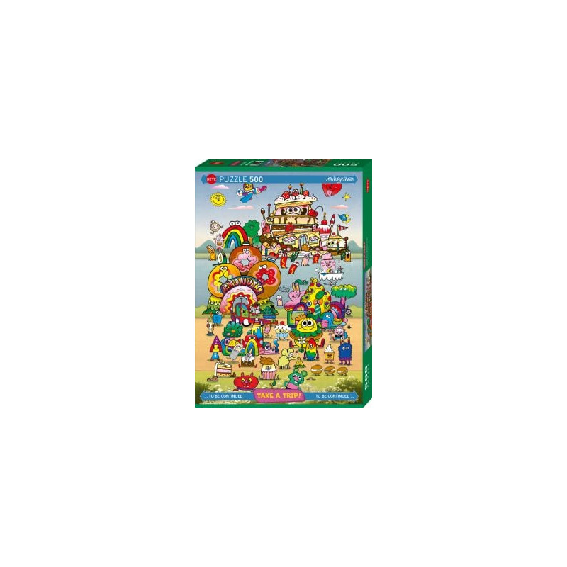 Puzzle 500 pzs. Take a Trip! With Jeremiah Ketner