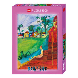 Puzzle 1000 pzs. Daily Life, By The River