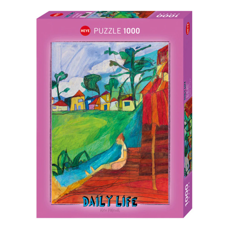 Puzzle 1000 pzs. Daily Life, By The River