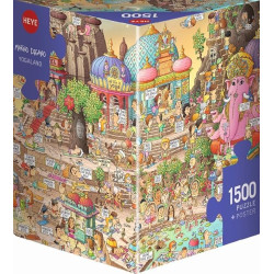 Puzzle 1500 pzs. DEGANO, Yogaland
