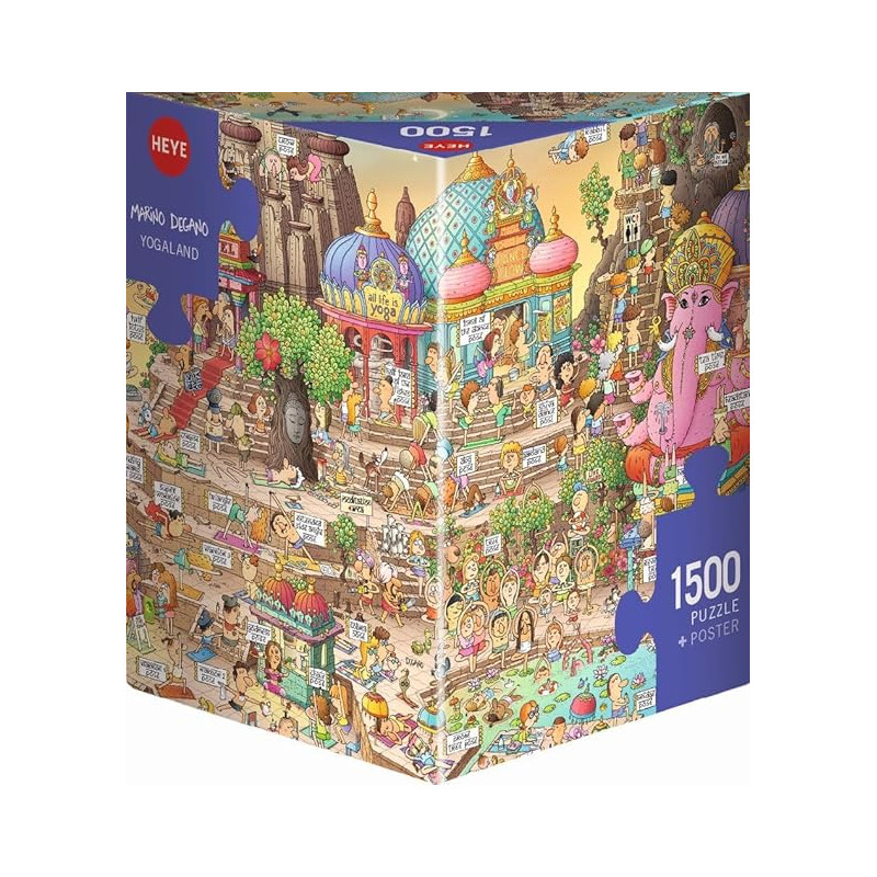 Puzzle 1500 pzs. DEGANO, Yogaland