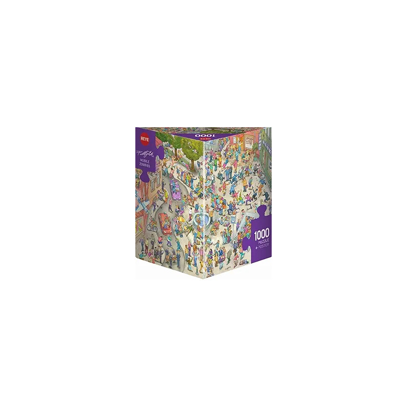 Puzzle 1000 pzs. Mitgutsch, Mobile Zombies