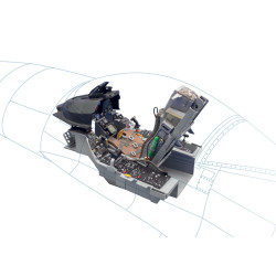 MODELO 1:12 F-16 COCKPIT