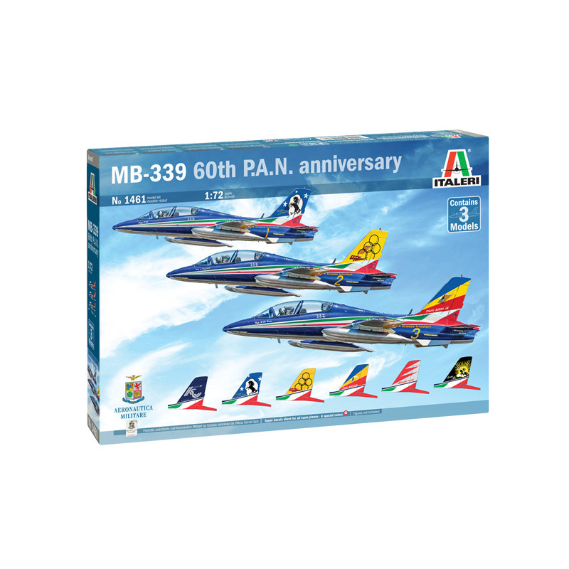 MODELO 1:72 AERMACCHI MB-339 "60th P.A.N. Anniversary"