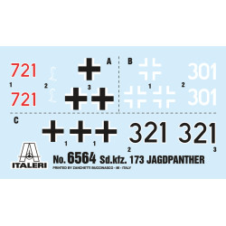 MODELO 1:35 Sd.Kfz.173 JAGDPANTHER with winter crew