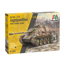 MODELO 1:35 Sd.Kfz.173 JAGDPANTHER with winter crew