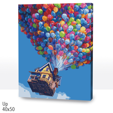 KIT PAINT BY NUMBERS UP 40X50