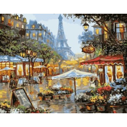 KIT PAINT BY NUMBERS LUCES DE PARÍS 50X65