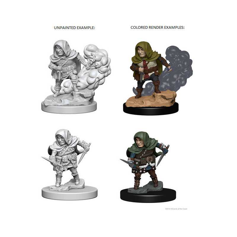MINIATURAS D&D: HALFLING MALE ROGUE