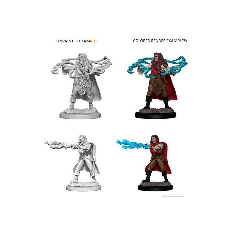 MINIATURAS D&D: HUMAN MALE SORCERER