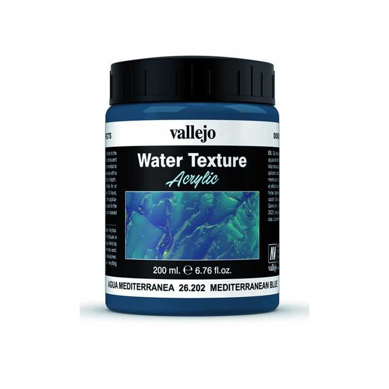 DE Texturas de agua 200ml, Azul mediterraneo