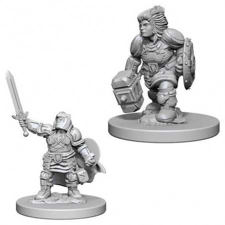 MINIATURAS D&D: DWARF FEMALE PALADIN