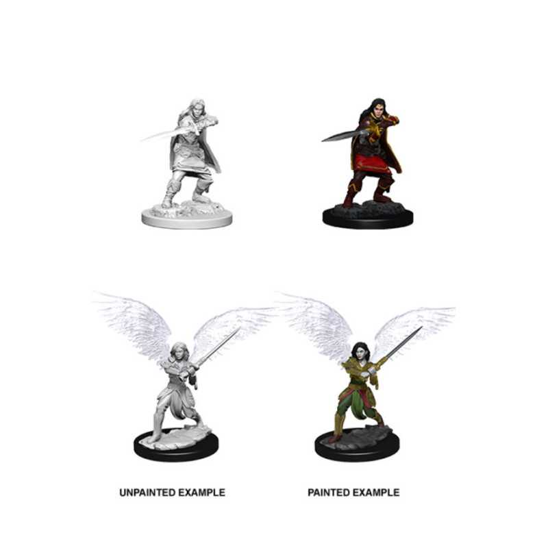 MINIATURAS D&D: FEMALE AASIMAR FIGTHER