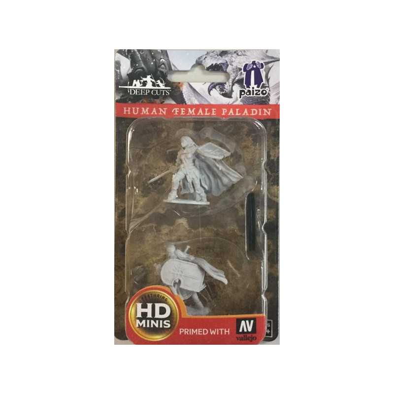 MINIATURAS PATHFINDER: HUMAN FEMALE PALADIN