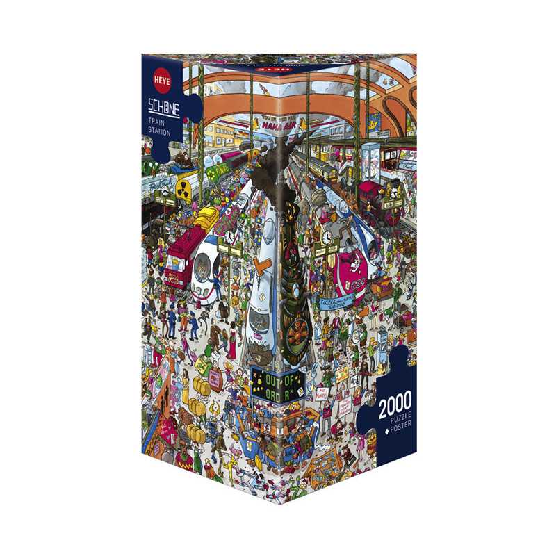 Puzzle 2000 pzs. SCHONE, Train Station