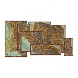 D&D SET DE MAPAS DE LOS DISTRITOS DE WATERDEEP