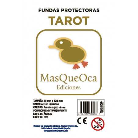 FUNDA MQO TAROT COBRE 80X120 50UNDS