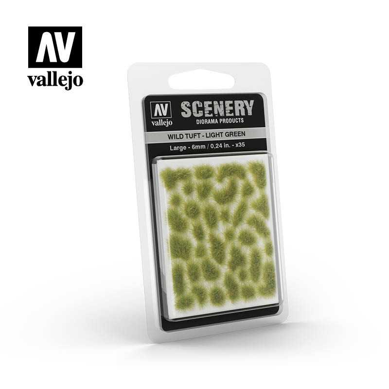WILD TUFT - LIGHT GREEN 6mm