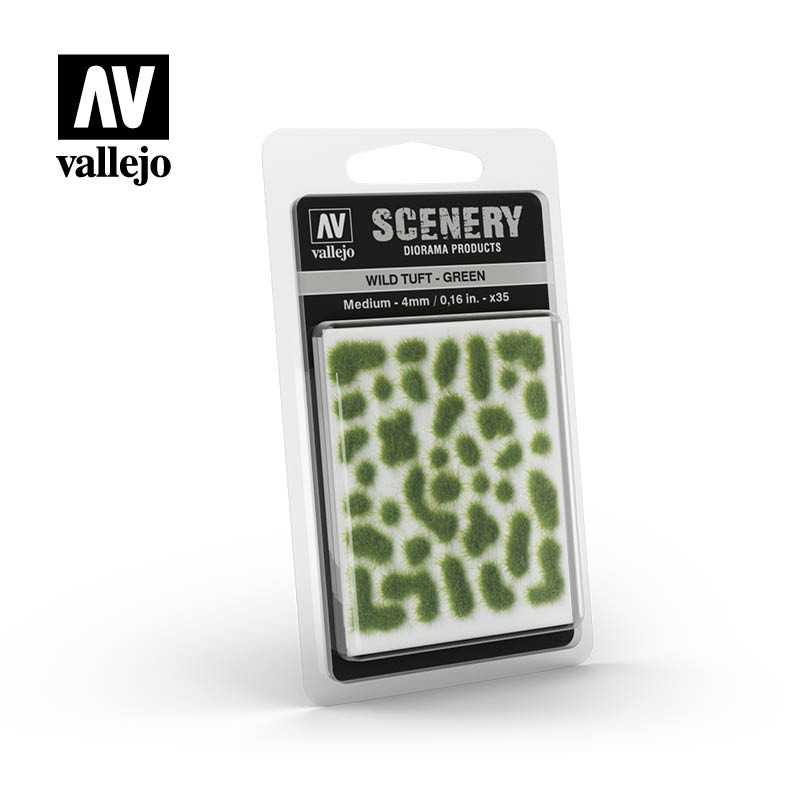 WILD TUFT - GREEN 4mm