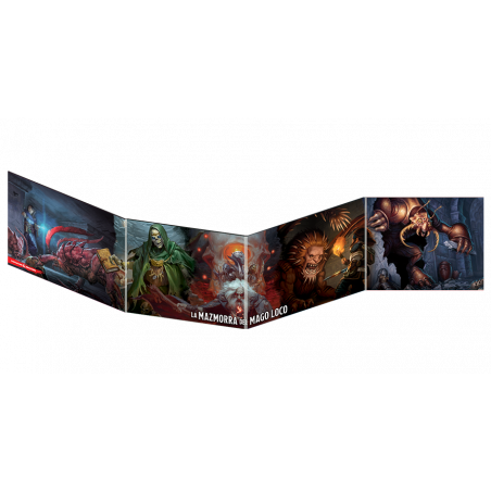 D&D PANTALLA LA MAZMORRA DEL MAGO LOCO