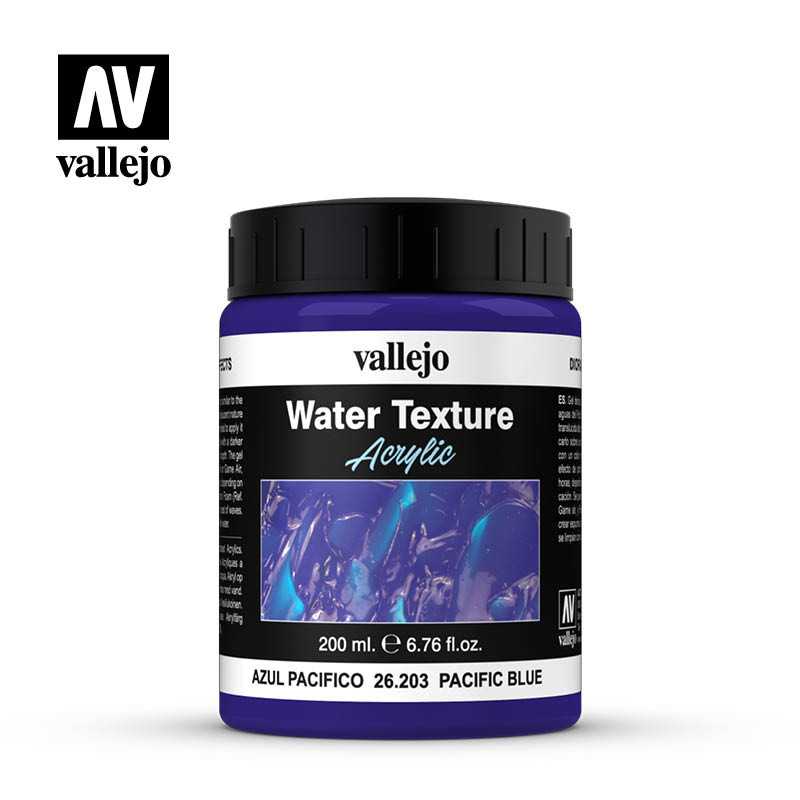 DE Texturas de agua 200ml, Azul Pacífico
