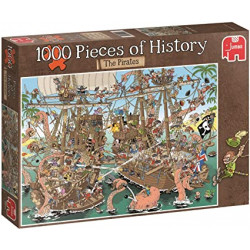 Puzzle 1000 pzs. Pieces of History, Pirates