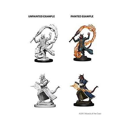 MINIATURAS D&D PREMIUM: TIEFLING MALE SORCERER