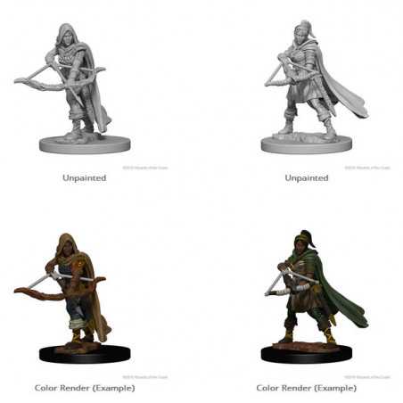 MINIATURAS D&D: HUMAN FEMALE RANGER
