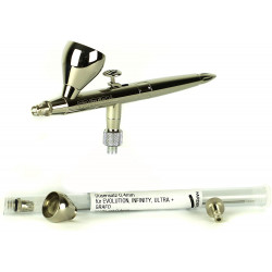 AEROGRAFO EVOLUTION SILVERLINE "BY VALLEJO" DOS EN UNO