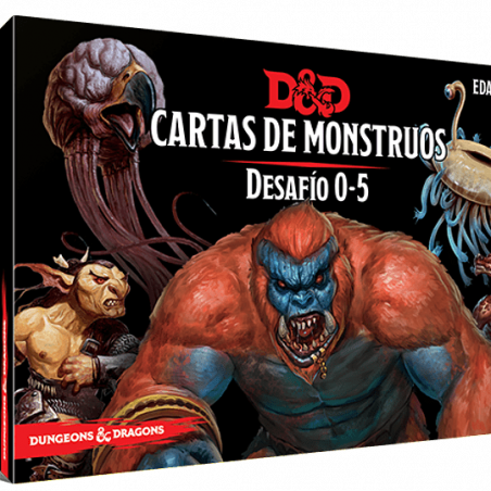 D&D CARTAS DE MONSTRUOS. DESAFIO 0-5