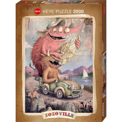 Puzzle 2000 pzs. ZOZOVILLE, Road Trippin