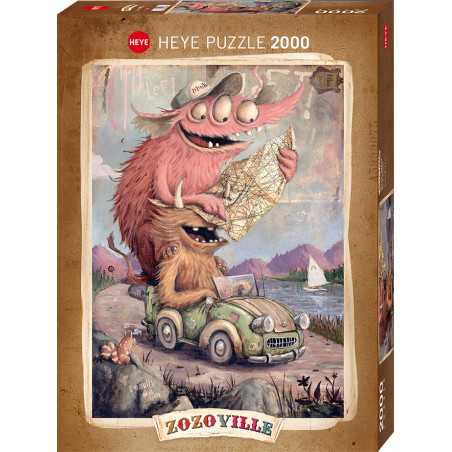 Puzzle 2000 pzs. ZOZOVILLE, Road Trippin