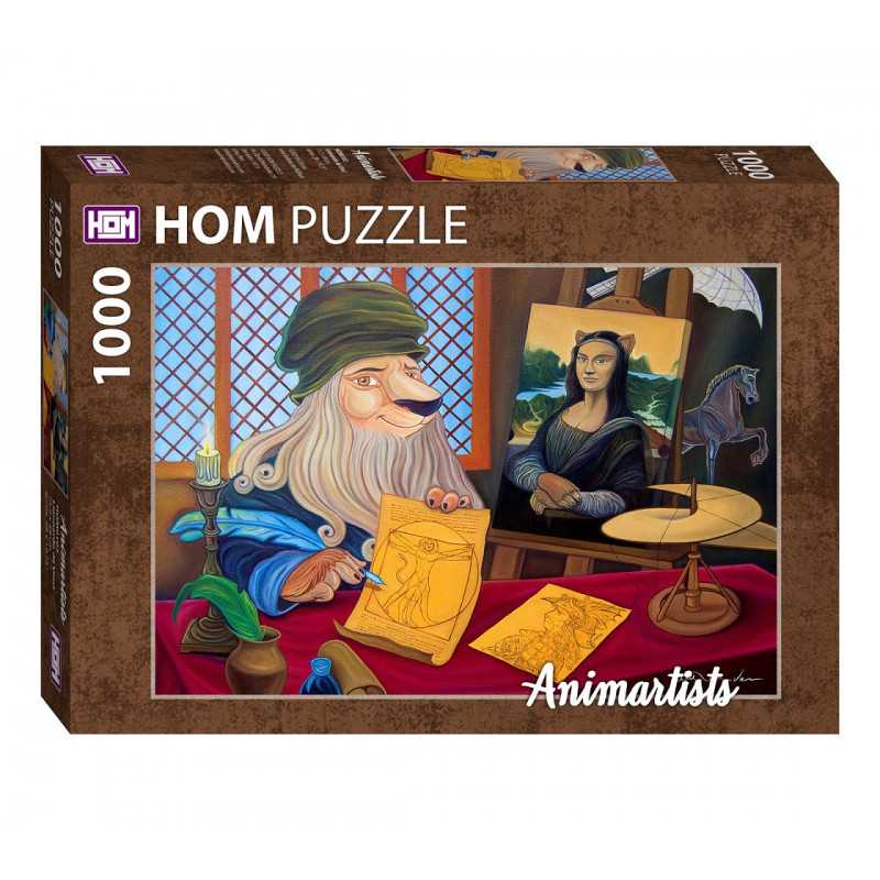 Puzzle 1000 pzs Animartists - Lionnardo da Vinci