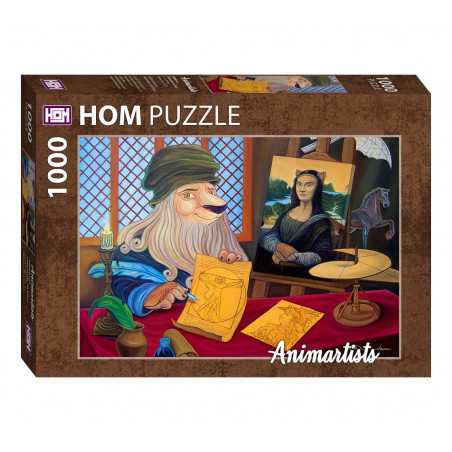 Puzzle 1000 pzs Animartists - Lionnardo da Vinci