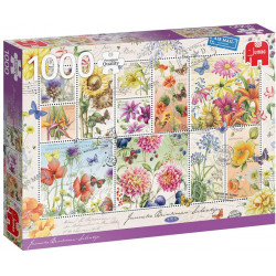 Puzzle 1000 pzs. J. Brinkman, Flower Stamps Summer
