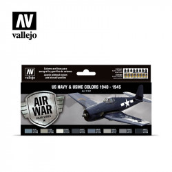 MODEL AIR SET: US NAVY & USMC WWII 1940-1945 (8)